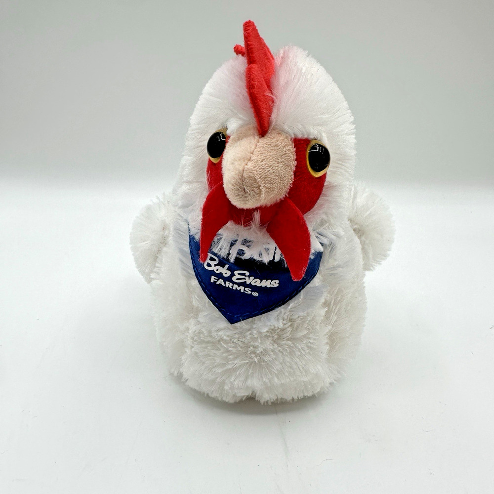 Bob Evans Farms Rooster Plush Chicken Stuffed Animal Mascot Toy